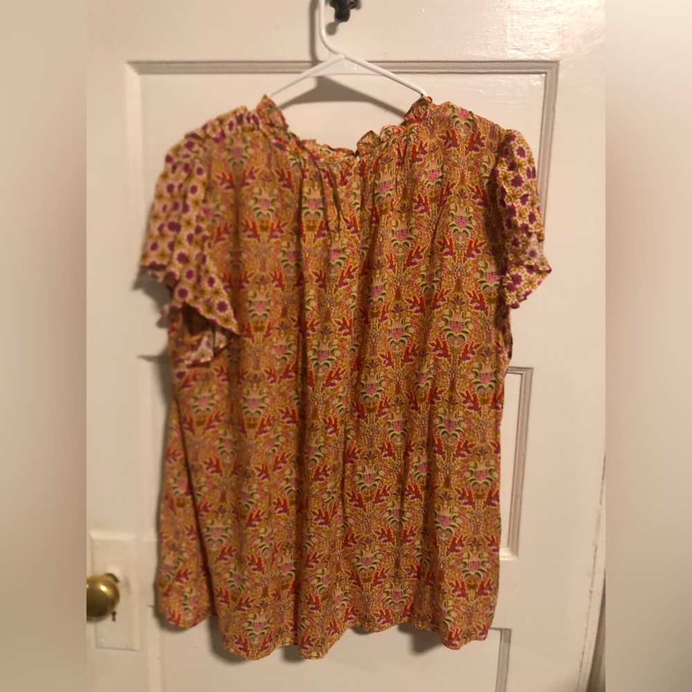 Blouse, Rose +Olive, new, tag, never used